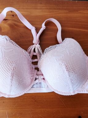 NWOT Auden 38DD Pink Lace Bra